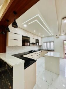 modular kitchen villa interior service by intura