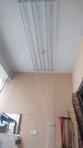 ceiling cloth hanger installed