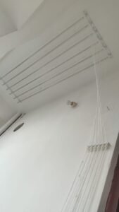 ceiling cloth hanger installed