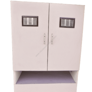 Intura - 2 Door Plywood Shoe Cabinet with open Shelf