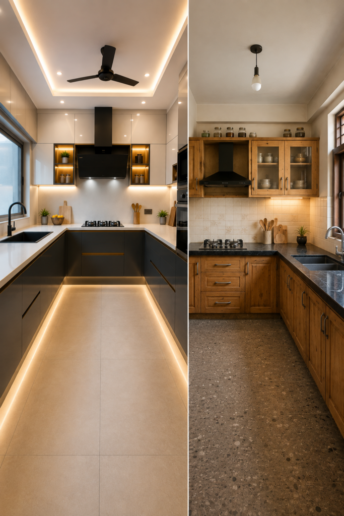 Modular Kitchen vs Carpenter Kitchen